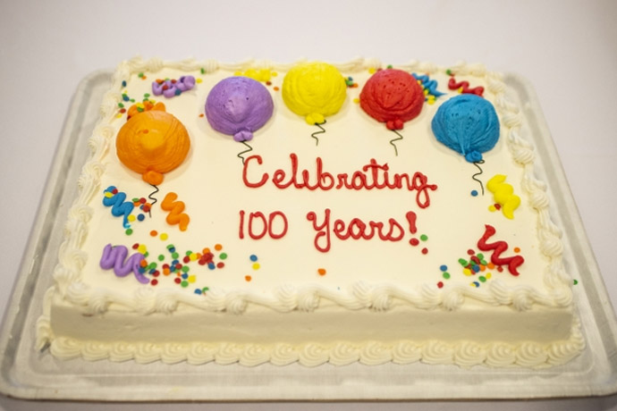 100 Years Birthday Cake