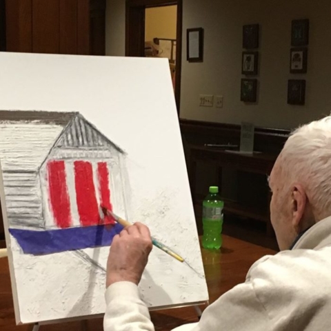 Resident Barn Painting