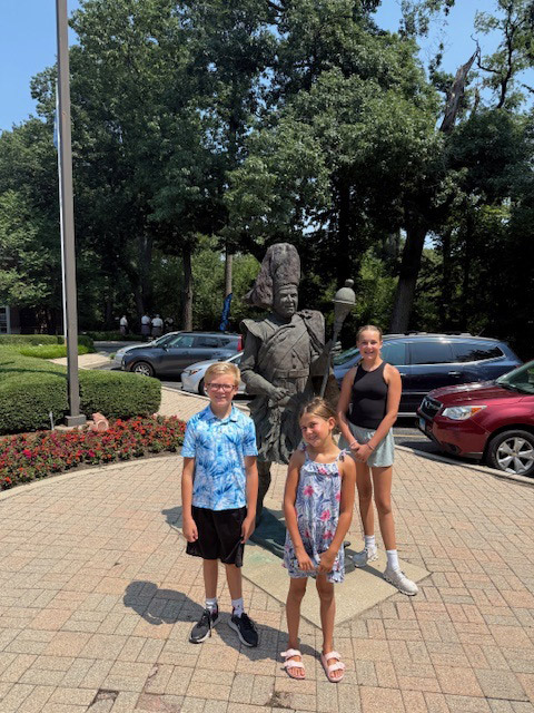 Family at the Caledonia Senior Living Summer Picnic