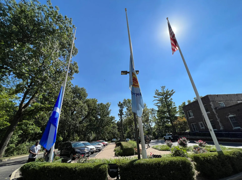 Flags Half Staff