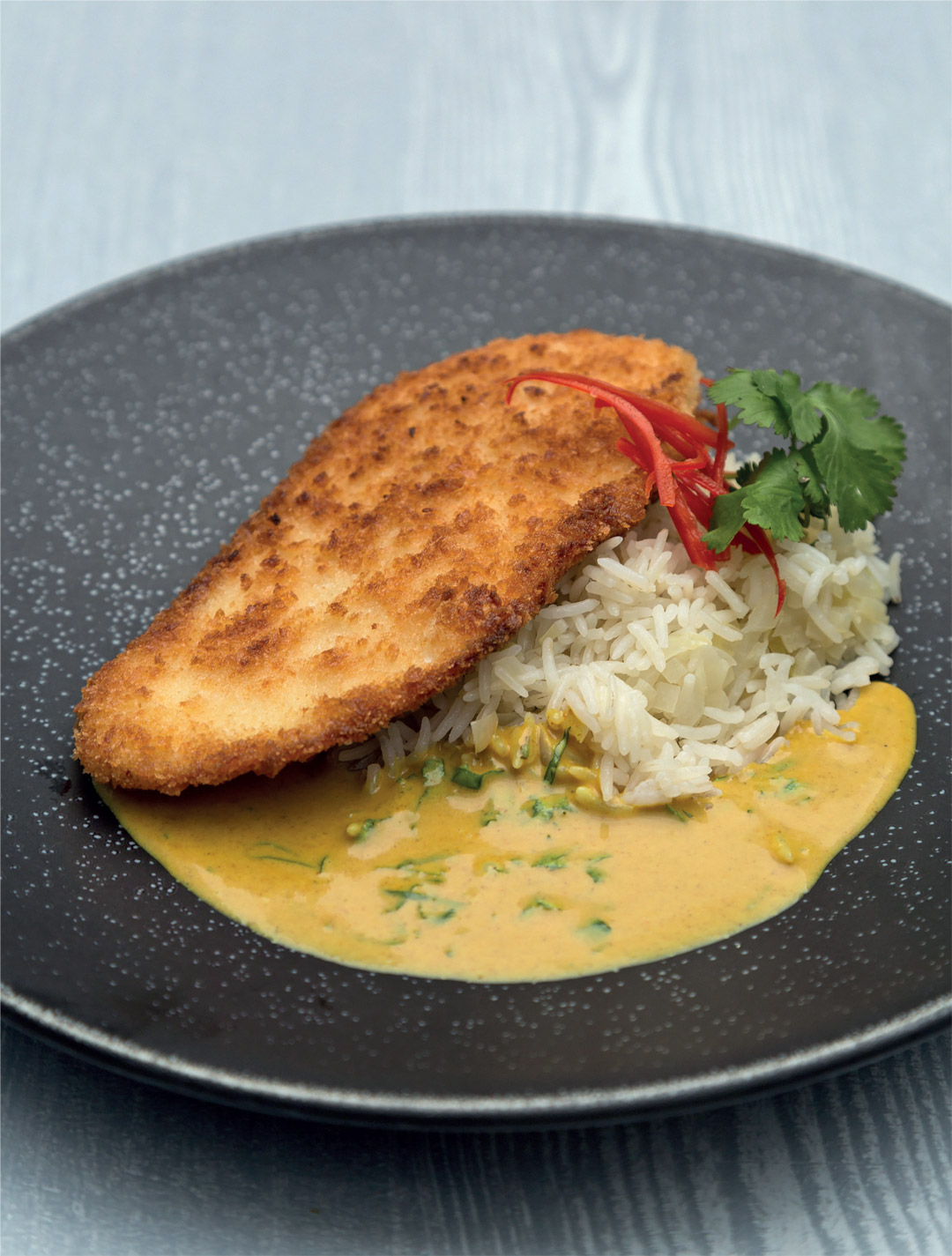 Katsu-Curry Creme Brulee