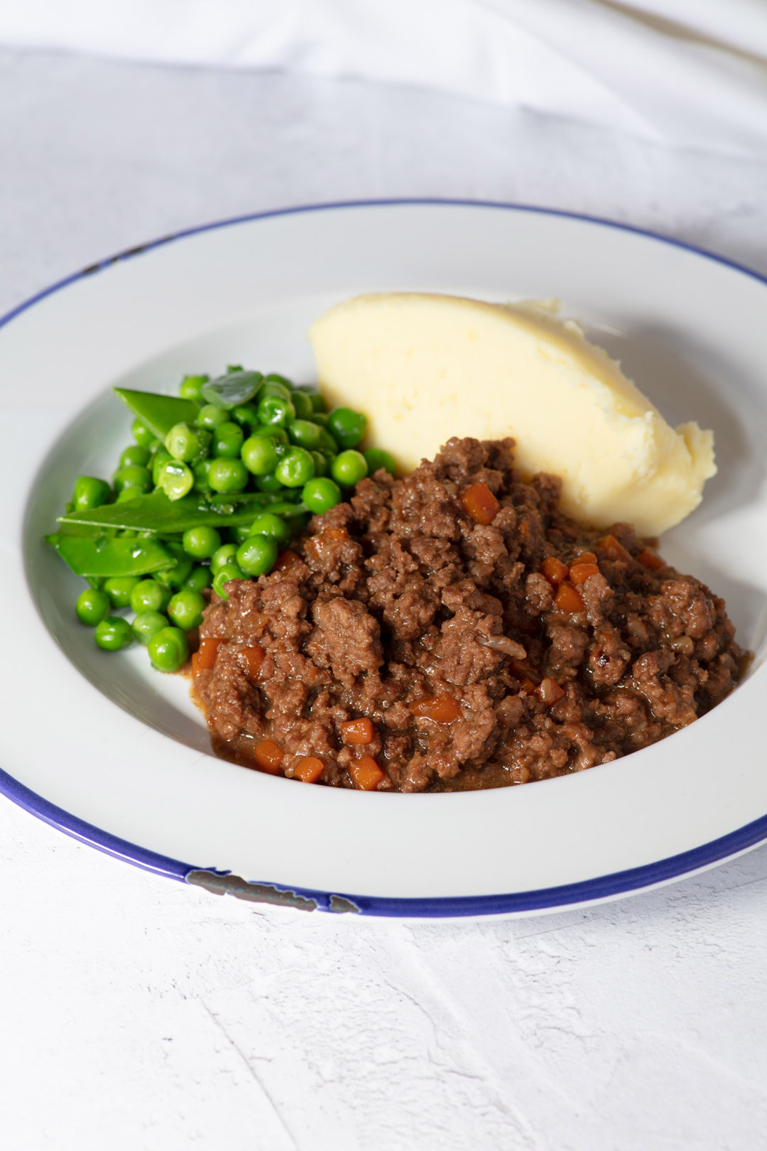 Mince-and-Tatties Creme Brulee