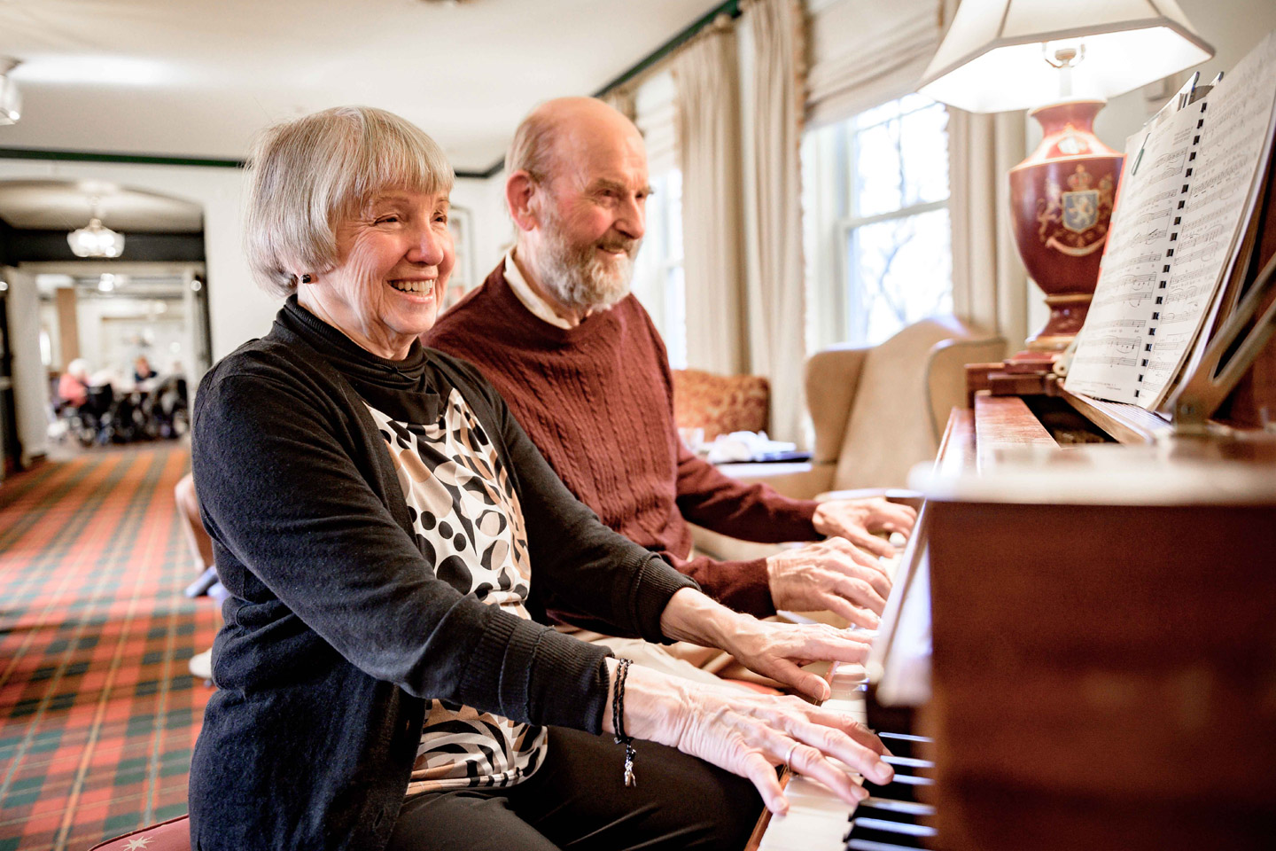 Residents Playing Piano