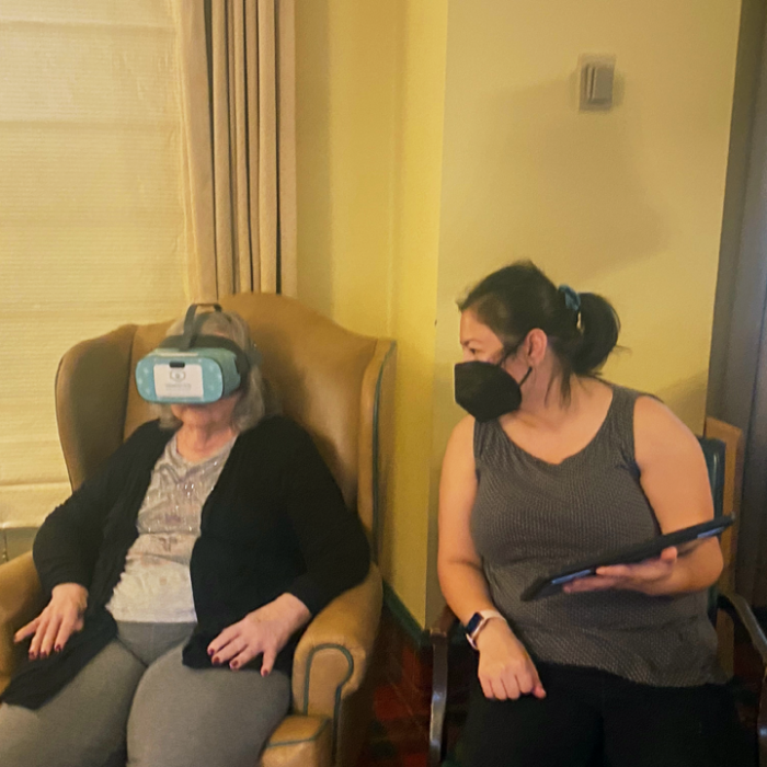 Virtual Reality Technology – New at Caledonia Senior Living & Memory Care!