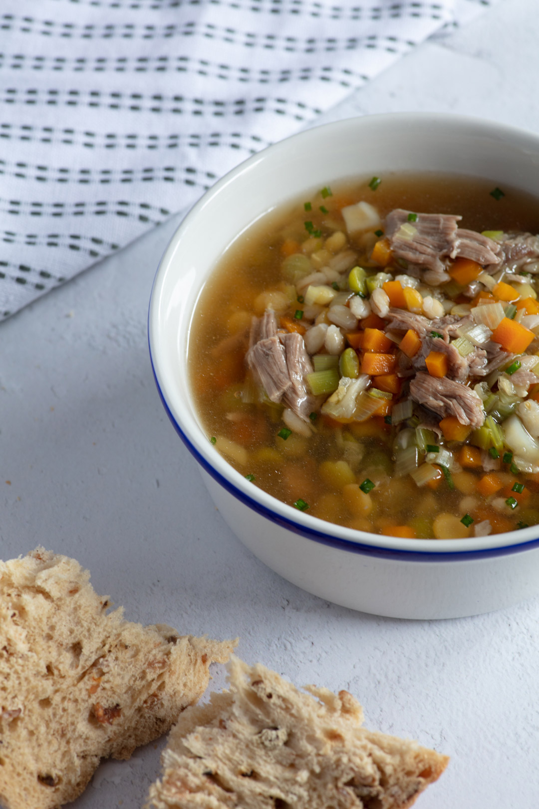 Scotch-Broth Creme Brulee