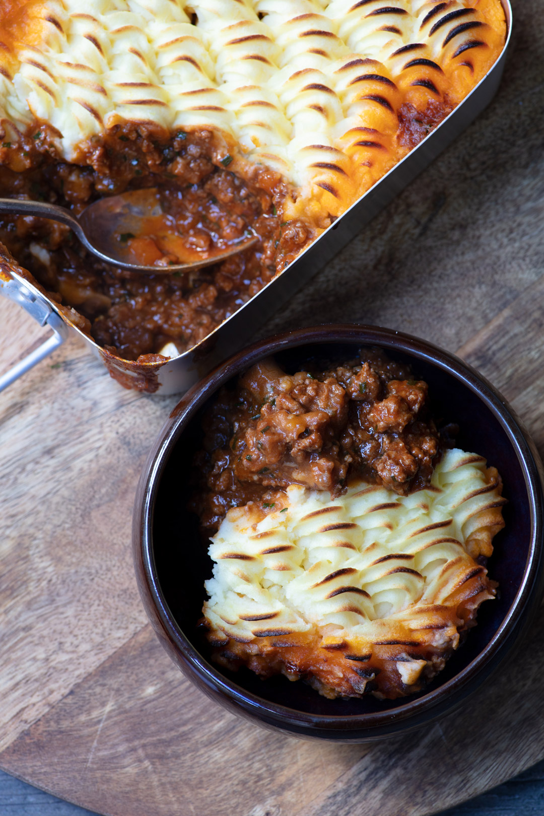 Shepherds-Pie Creme Brulee